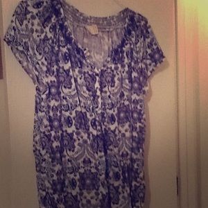 Casual button down blouse