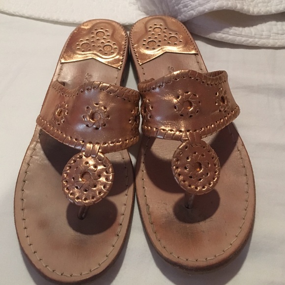 Copper Jack Rogers sandals