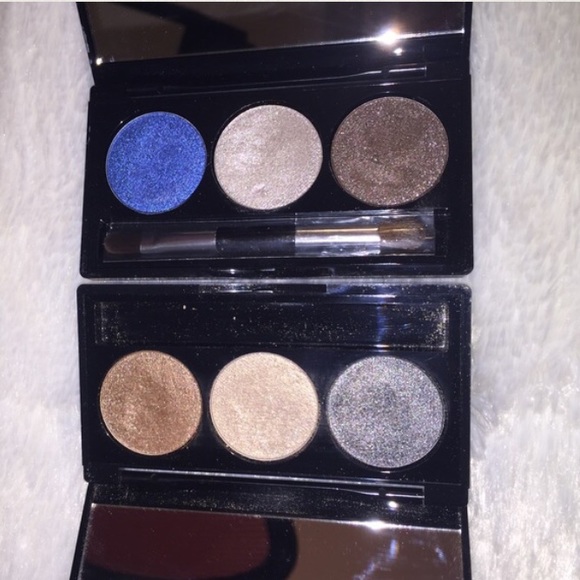 Set of 2 Laura Geller Crème Glaze Eyeshadow Trios