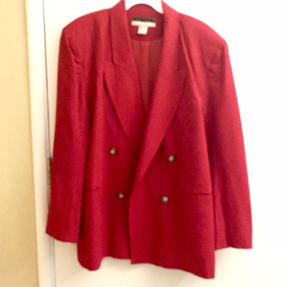 Red blazer