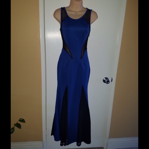 Total blue dress