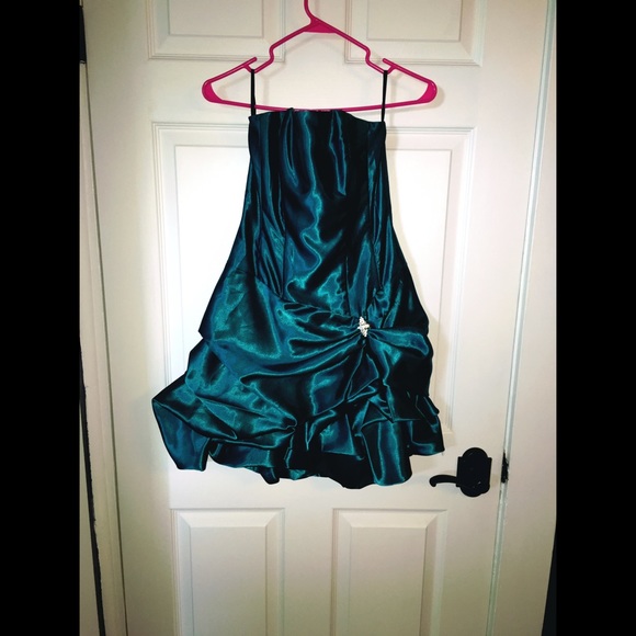 Turquoise Jessica McClintock Formal Dress