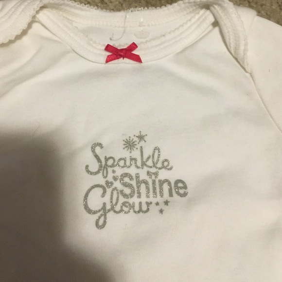 Holiday long sleeve onesie