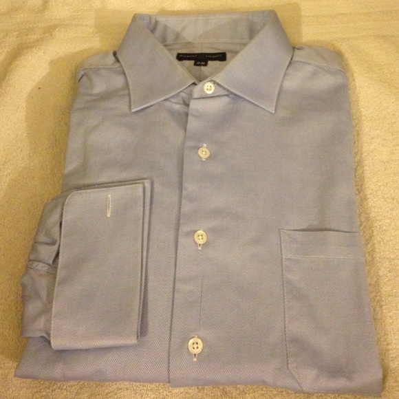 Robert Talbott Other - Robert Talbott Blue French Cuff Dress Shirt 17-34