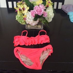 Girls Two Piece Swimsuit Set