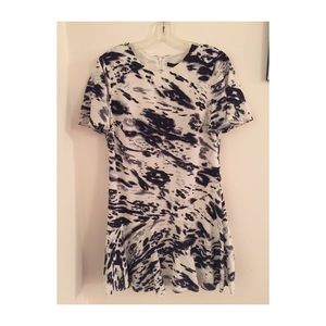 Rachel Zoe black/white optic dress