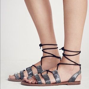 Faryl Robin x Free People Maddie Tie Up Sandals