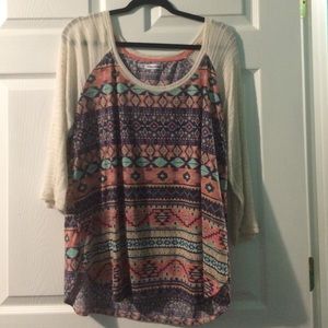 Aztec baseball tee