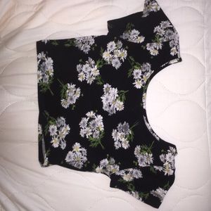 Floral crop top