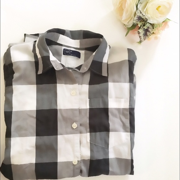 Gray & White flannel