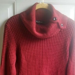 Evan Picone NWOT burgundy knit sweater