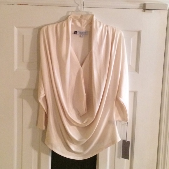 Jennifer Lopez Draped Blouse