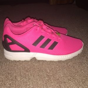 Hot Pink Adidas Shoes. Size 6 perfect Condition.