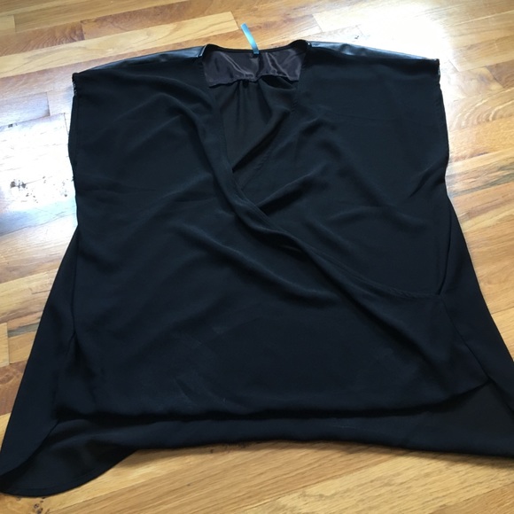 Sheer black top