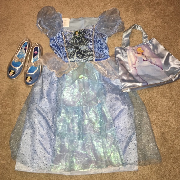 Disney Other - GIRLS 💙 Cinderella Costume Set✨✨✨