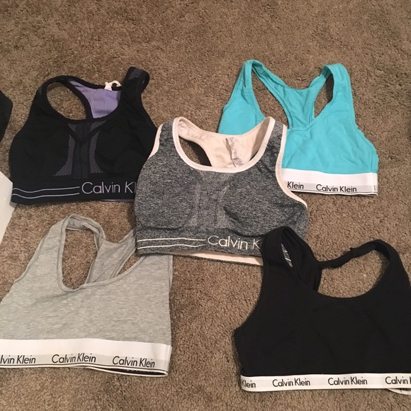 Calvin Klein bras and sports bras!