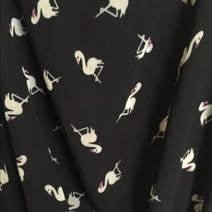 Mod Cloth - Flamingo print dress