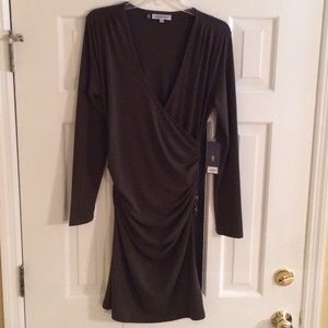 Got Curves?Fitted JLopez Dress Ruching at Waist