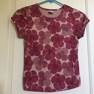 Dark Pink Adidas Flower Top
