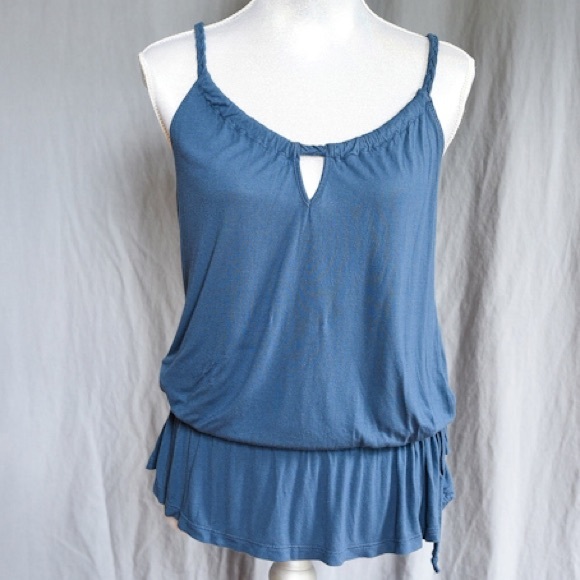 To The Max Blue Tank Blouse (S)