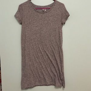Basic Gray T-Shirt Dress