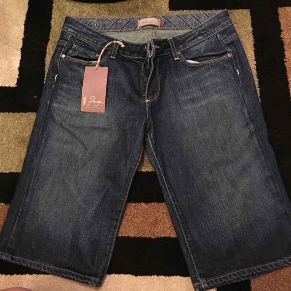 Brand new Paige denim Capri shorts. Size 30