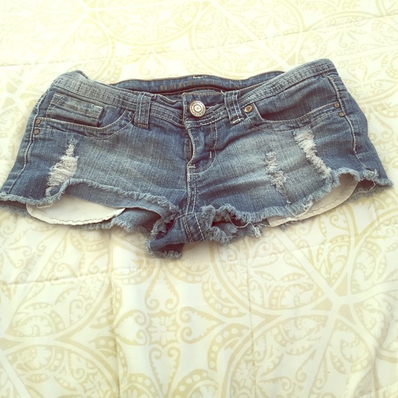 Hydraulic Pants - Light blue denim Jean shorts. Worn once