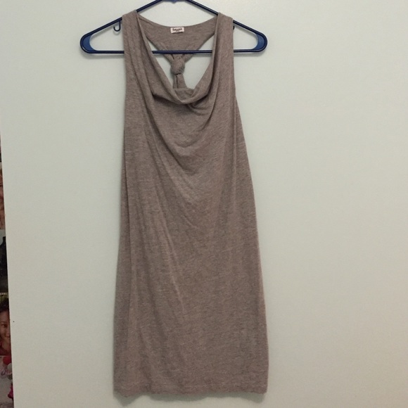 Gray Knit Dress