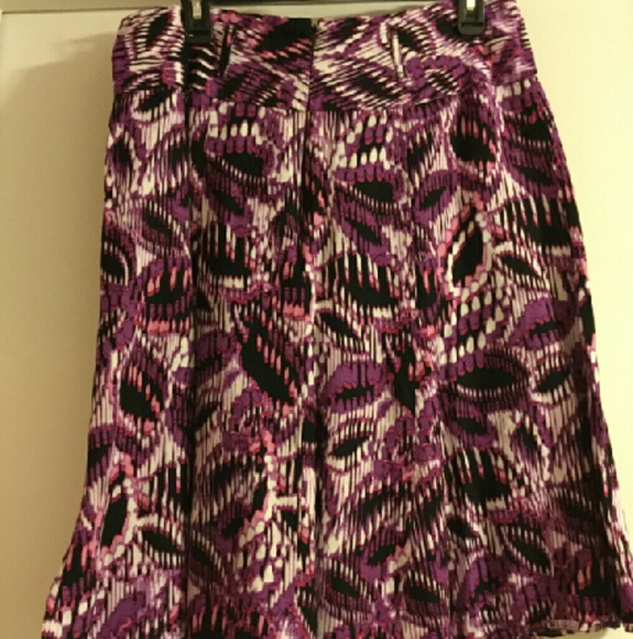 Purple pattern Skirt