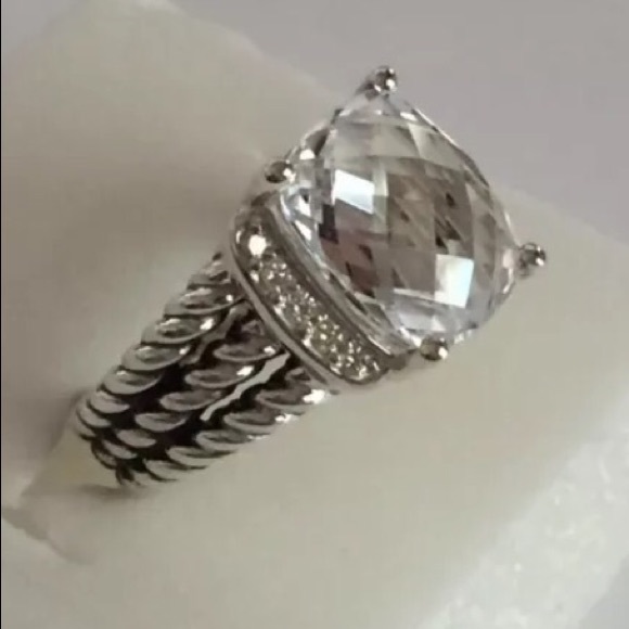SOLD Authentic David Yurman Petite Wheaton topaz - Picture 4 of 4