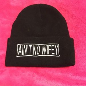 Ain't no Wifey. Beanie skull cap.