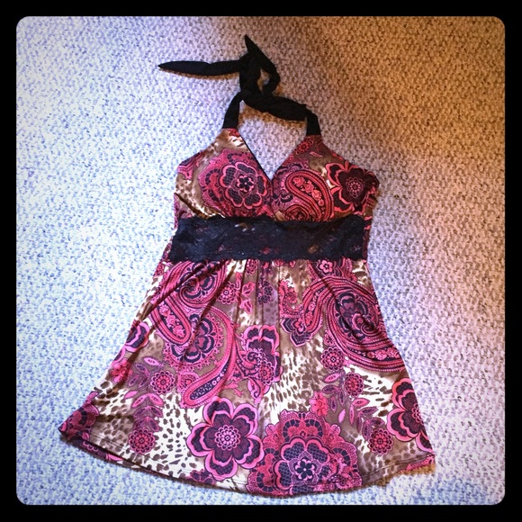 Dress halter top