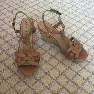 cute strappy wedges!