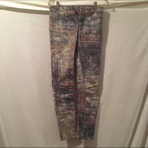 Flower Power Pants/ mid-rise twig