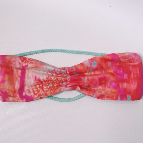 L space Reversible colorful bandeau