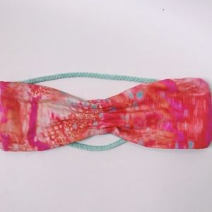 L space Reversible colorful bandeau