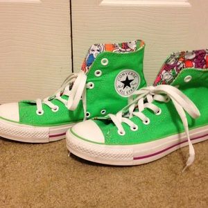 Neon Green Chuck Taylors