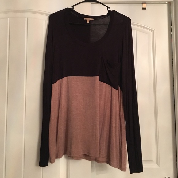 Anthropologie Colorblock Pocket Top