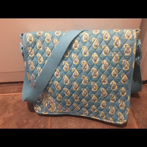 Bermuda Blue Vera Bradley Messenger