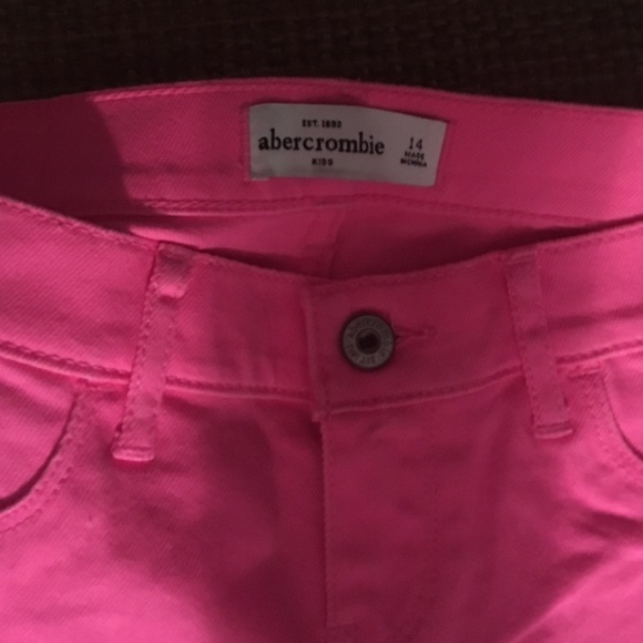 Pink Abercrombie jeans - Picture 2 of 2