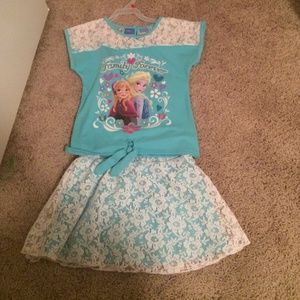 Disney Other - Adorable Frozen skirt set Disney Other - Adorable Frozen skirt set