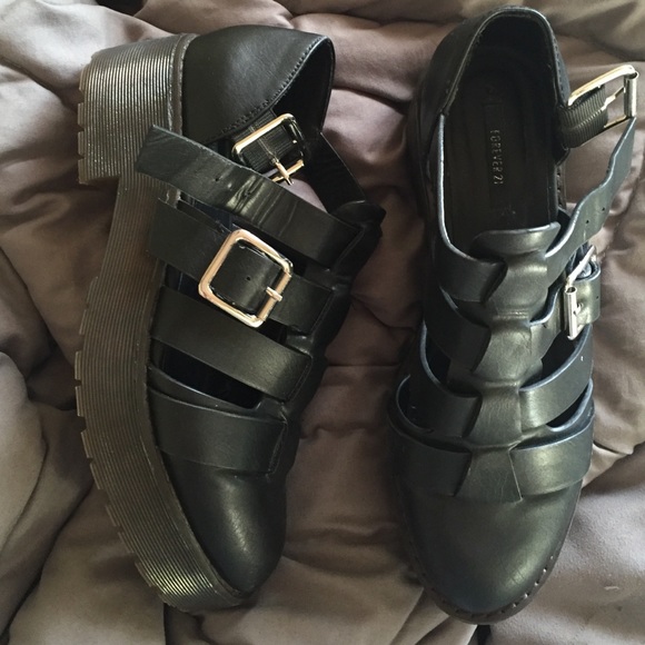 Buckled sandals