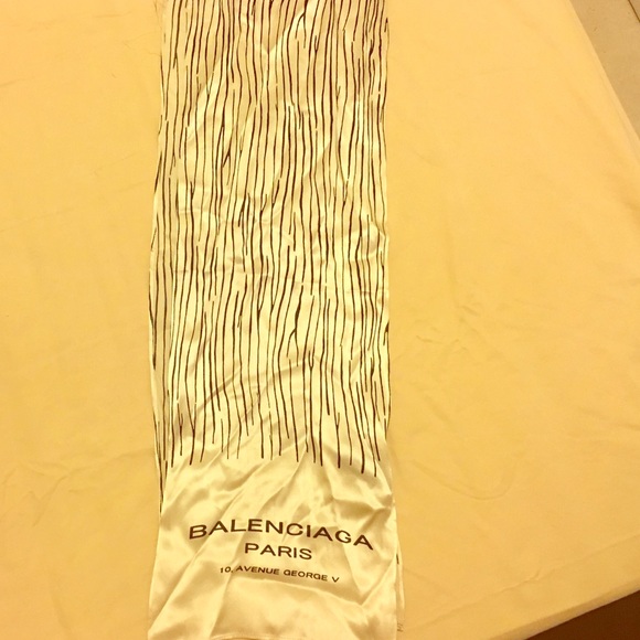 Balenciaga scarf!