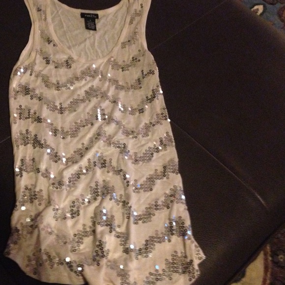 Studded Cream Tank Top