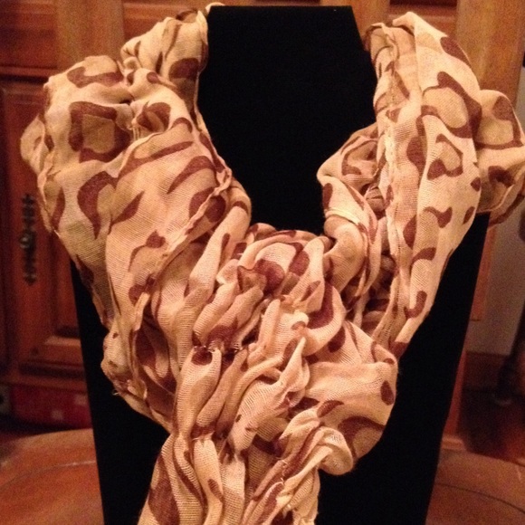 Cheetah Print Scarf