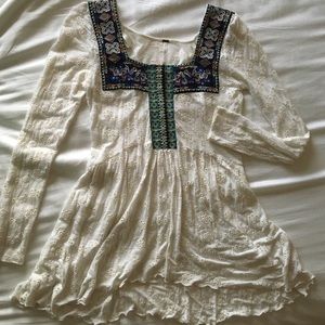 Whimsy Embroidered Eyelet Shirt