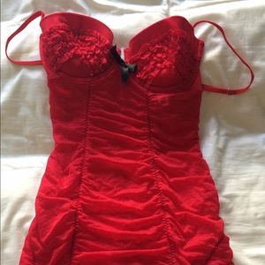 Victoria's Secret Sexy Little Things Red Teddy