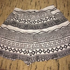 Black and White shorts