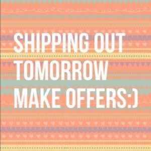 Shipping tomorrow