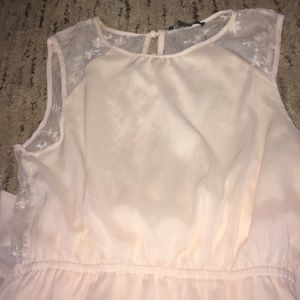 Forever 21 Pale Pink Lace Back dress